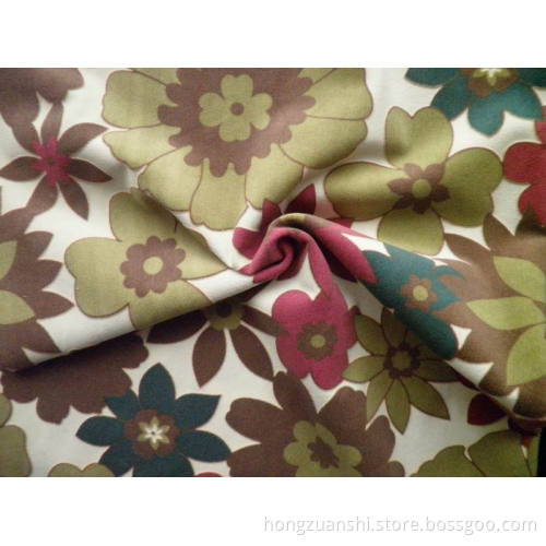 Colour Flower Printing Super Soft Velboa (HZS--00452)